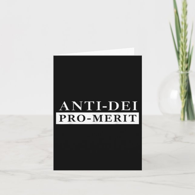 Carte Anti Dei Pro Merit Funny (Devant)