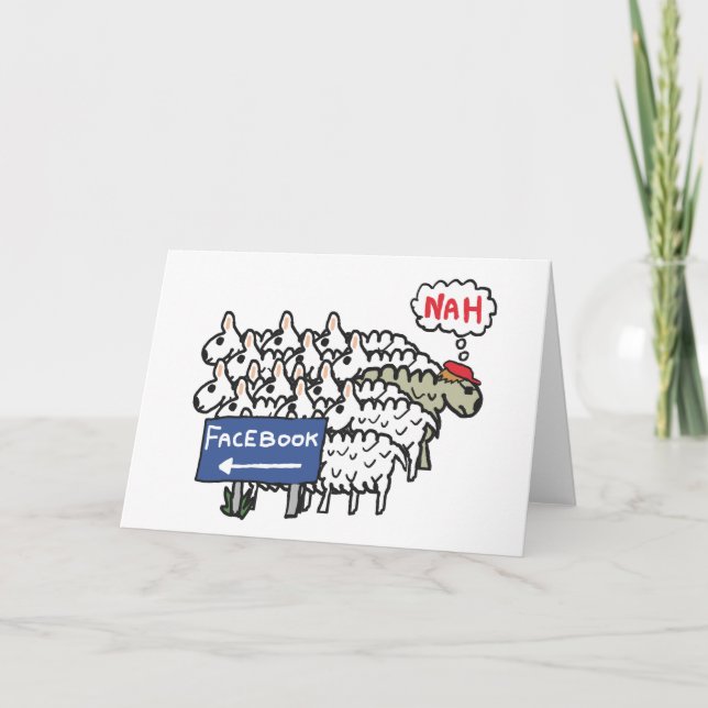 Carte Anti Facebook (Devant)