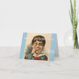 Carte Anti Father's Day Card, bad dad family dysfunction