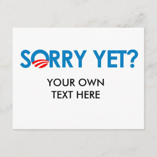 Carte Anti-Obama - désolé encore