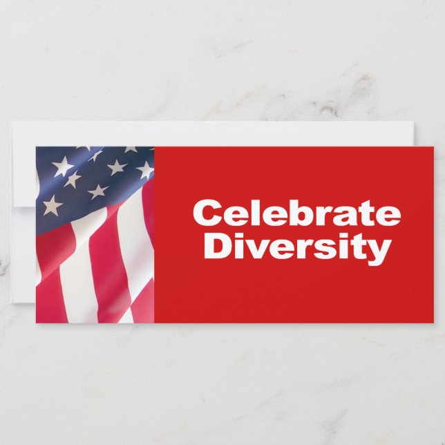 Carte Anti-Républicain - Célébrer la diversité (Devant)