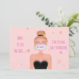 Carte anti-Saint-Valentin drôle dessinée à la main