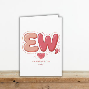 Carte anti Saint-Valentin humour sarcastique pour