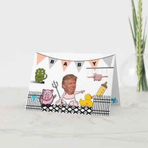 Carte Anti Trump / Baby,