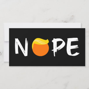 Carte Anti-Trump - Nope Edition II