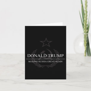 Carte Anti-Trump rendre sa grandeur à la Russie