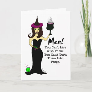 Carte anti-Valentin Wine Witch