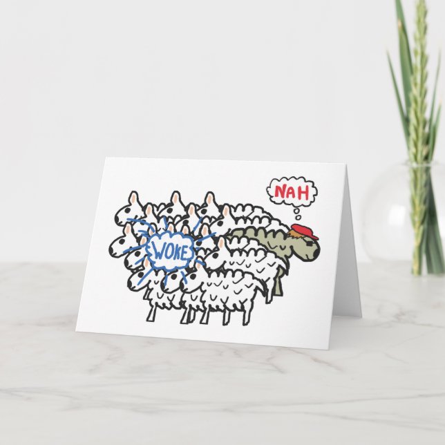 Carte Anti Woke Sheep (Devant)