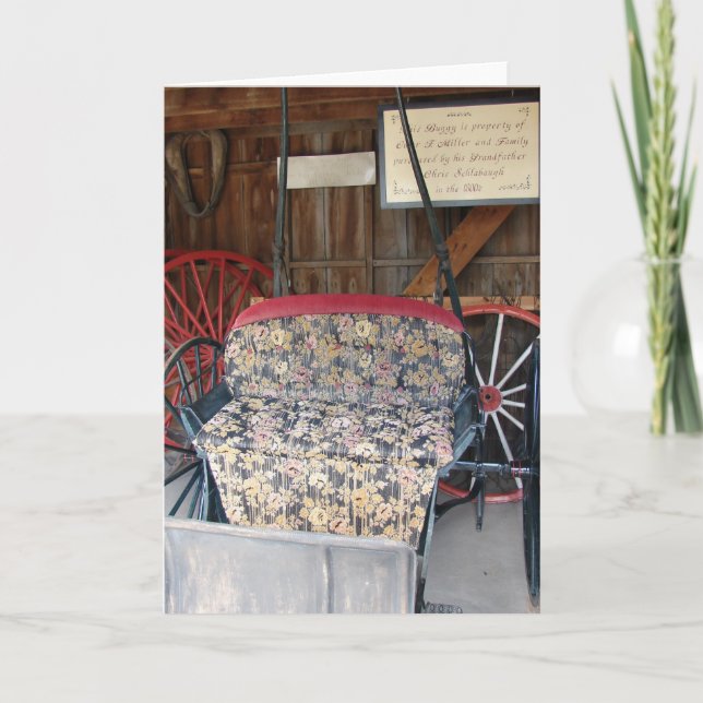 Carte Antique Buggy (Devant)