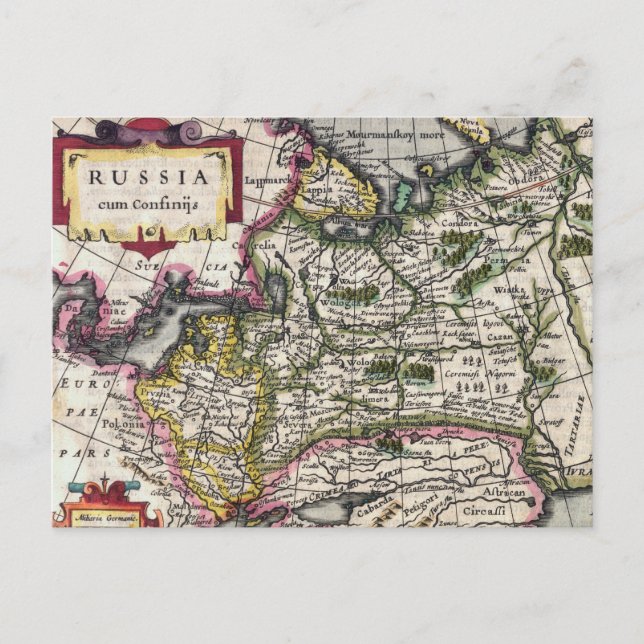 Carte Antique de la Russie Cartes postales - Peter (Devant)