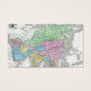 Carte antique de l'Asie circa des 1800s