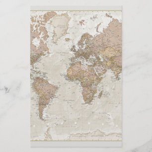 Carte antique du monde