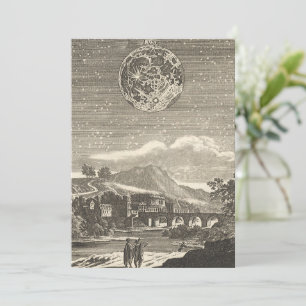 Carte Antiquité Ère de la Renaissance Lune par Allain Ma