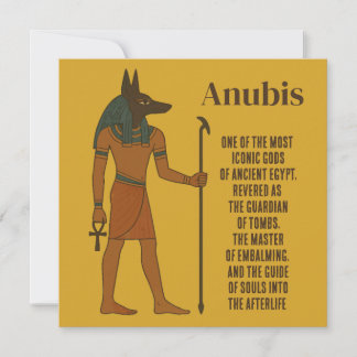 Carte Anubis - Ancient Egyptian History