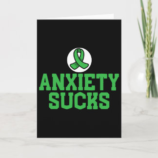 Carte Anxiety Sucks Mental Health Awareness Support End 