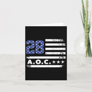 Carte Aoc 2028 A.o.c. 2028 Pour Président American Flag