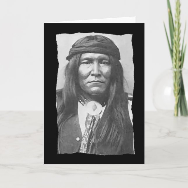 Carte Apache de Cochise amérindienne vintage (Devant)