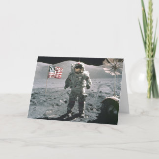 Carte Apollo 17 Last man on the Moon Note