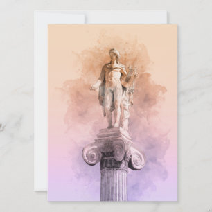 Carte Apollo Statue - Mythologie grecque Souvenir