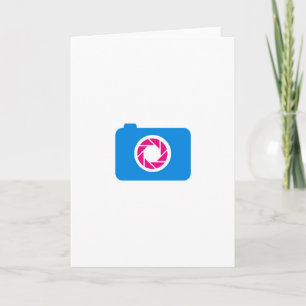 Carte Appareil numérique bleu