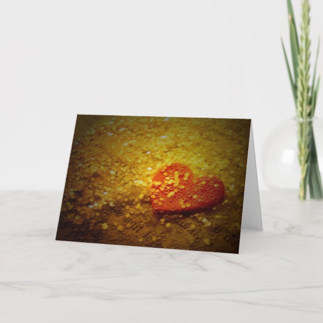 Carte Appareil Photo Jouet Coeur (Devant)