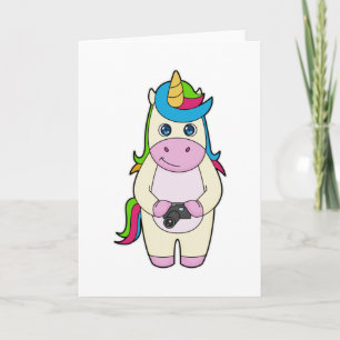 Carte Appareil photo Licorne