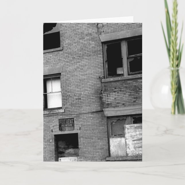 Carte Appartement abandonné pour le loyer (Devant)