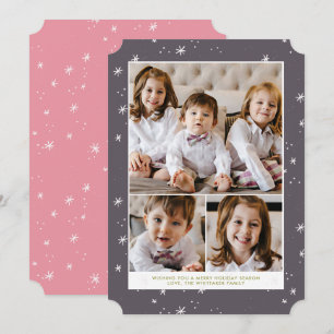 Carte Appartement de Noël Flurie de Snowflake