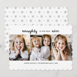 Carte Appartement de Noël Naughty ou Nice