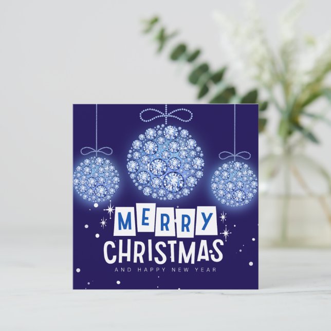Carte Appartement Diamond Christmas Orament (Debout devant)