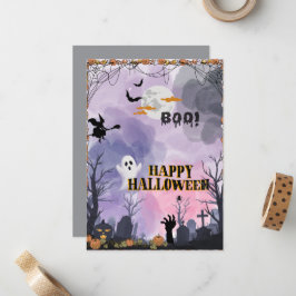 Carte Appartement Halloween - Carte de voeux Éffra