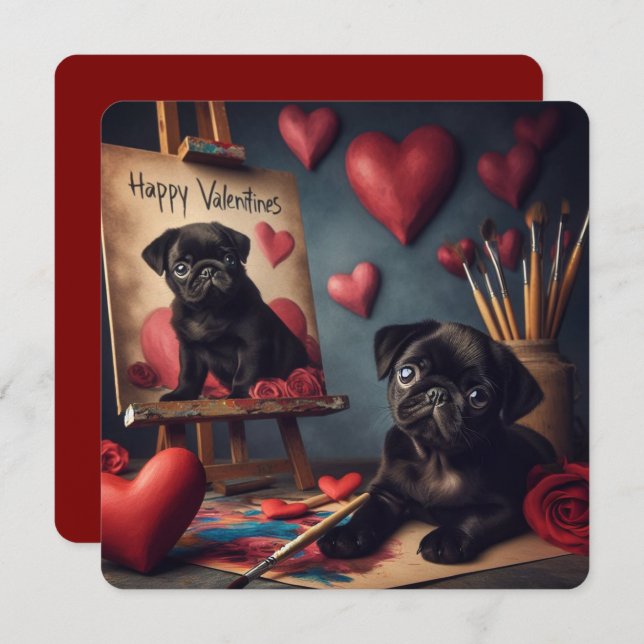 Carte Appartement Valentines Day (Devant / Derrière)