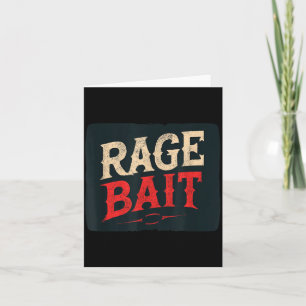 Carte Appât de rage cool Look