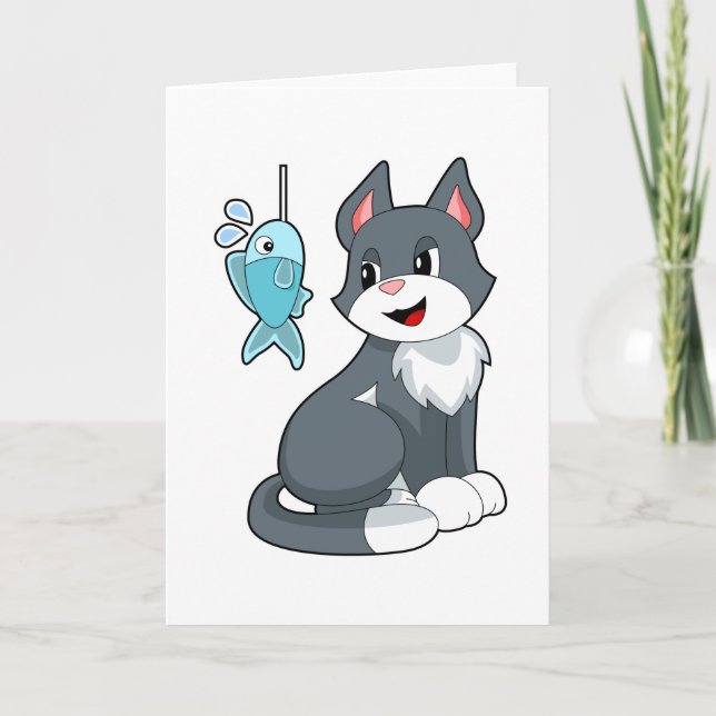 Carte Appât pour chat poisson (Devant)