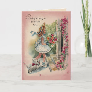 Carte Appel d'anniversaire