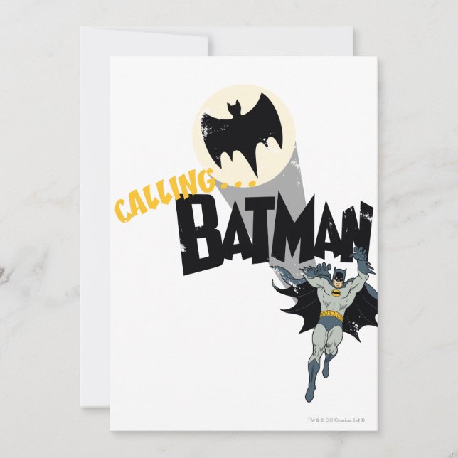 Carte Appel de Batman Graphic (Devant)
