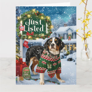 Carte Appenzeller Sennenhund Festif Realtor Noël