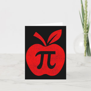 Carte Apple Pi Day Teacher Math Teacher Pi Math Kids