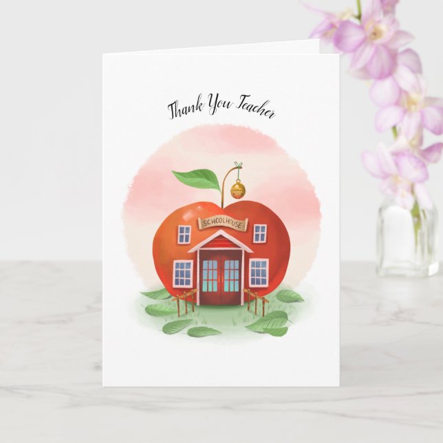 Carte Apple Schoolhouse Apprécier Merci (Orchidée)