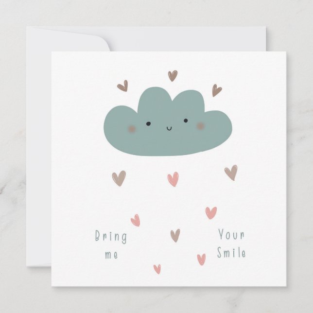 Carte Apportez-moi votre infirmière de sourire (Devant)