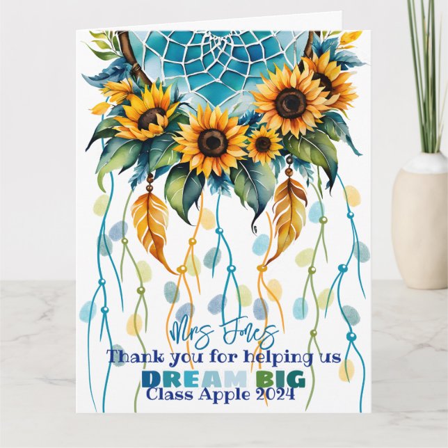 Carte appréciation du professeur empreinte de capture de (Devant)