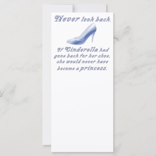 Carte Apprenez de la chaussure de Cendrillon (Devant)