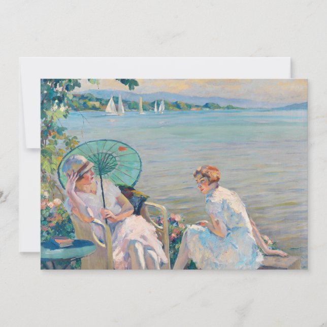 Carte Après-midi d'été au lac | Edward Cucuel (Devant)