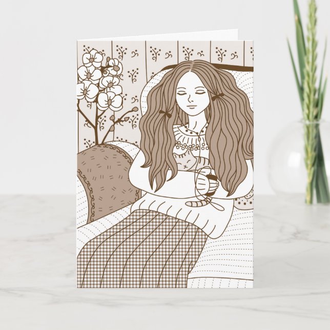 Carte Après-midi paisible (Devant)