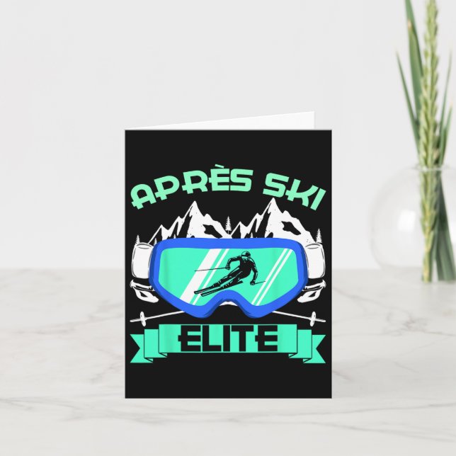 Carte Apres Ski Elite Ski Snowboard Ski Bunny Ski Bunny (Devant)