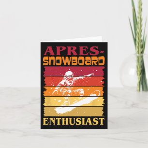 Carte Apres-snowboard passionné