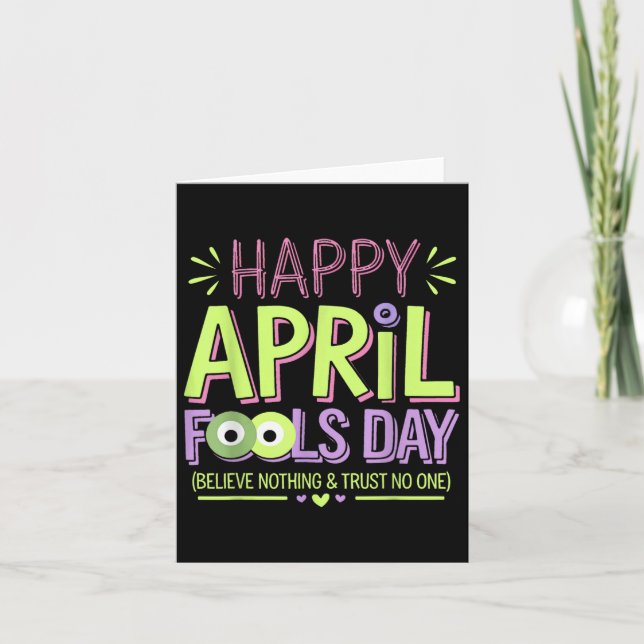 Carte April Fools Day Pranks Kit chemise 1er avril Plais (Devant)