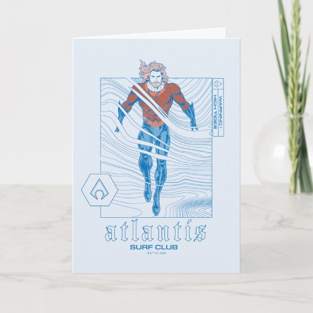 Carte Aquaman - Atlantis Surf Club (Devant)