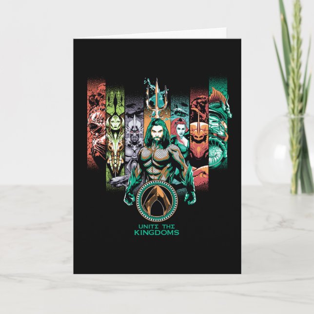 Carte Aquaman | Graphique d'Atlanteans "Unite The Kingdo (Devant)