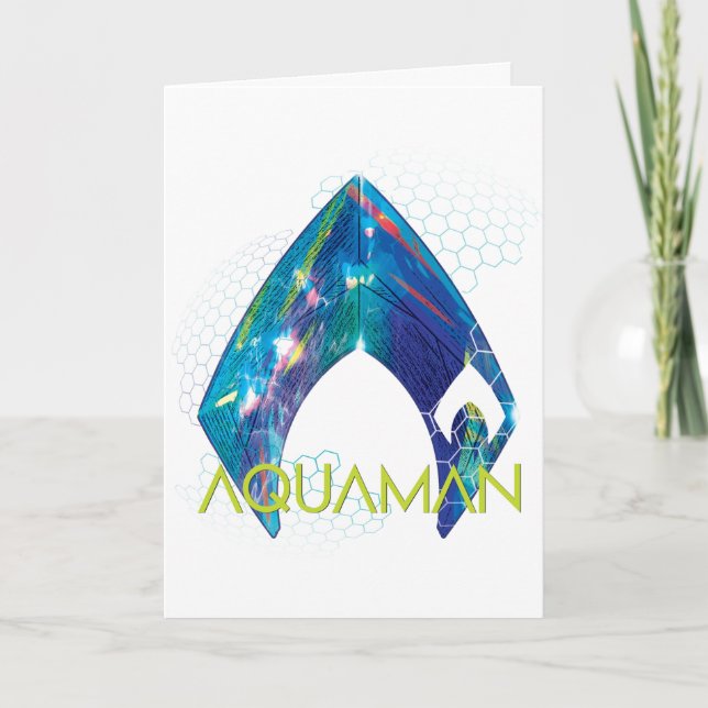Carte Aquaman | Logo Aquaman modifié (Devant)